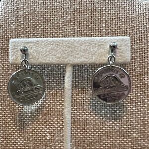 Classic Silver Coin Dangle Earrings